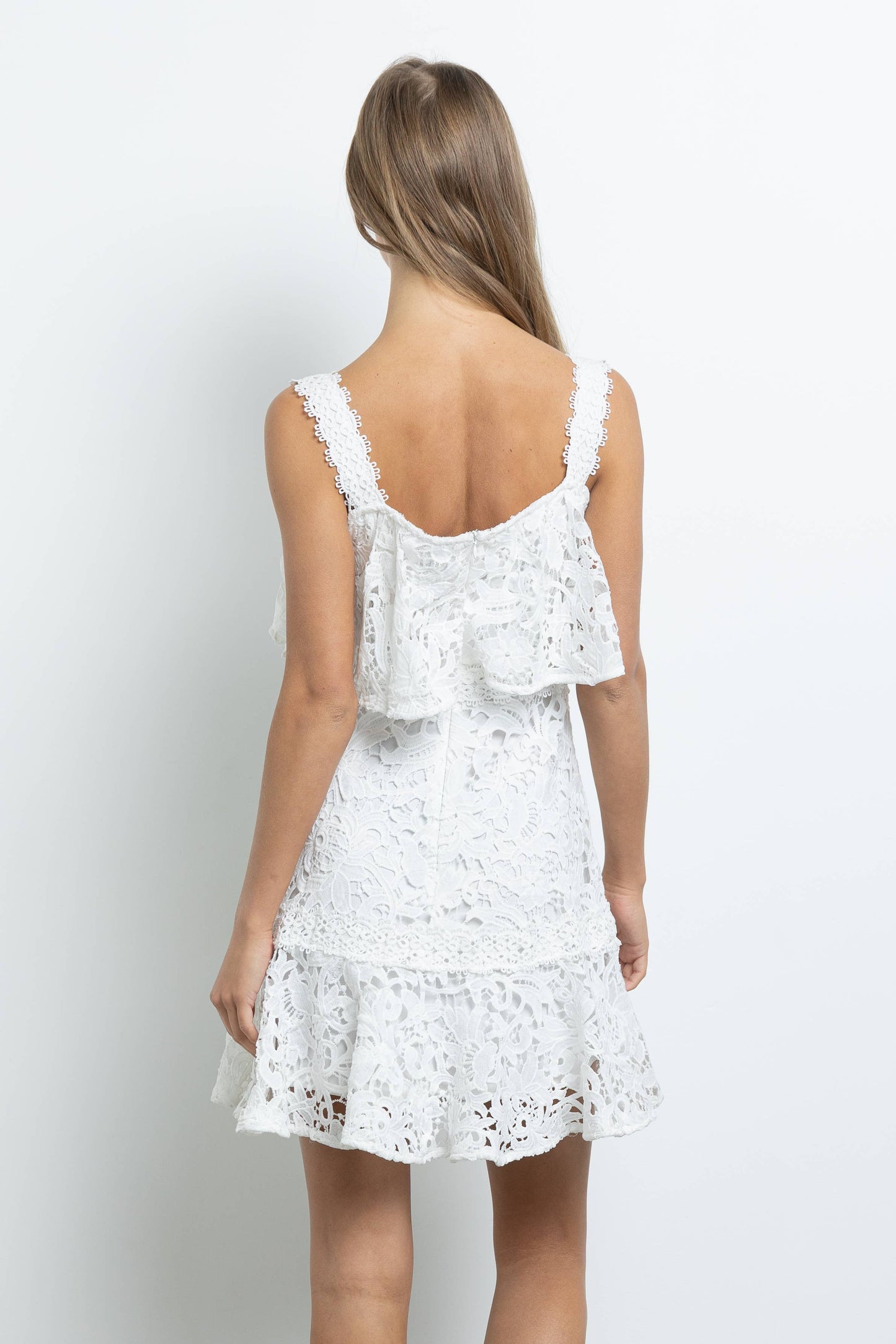 ID2406 - Sleeveless Lace Dress