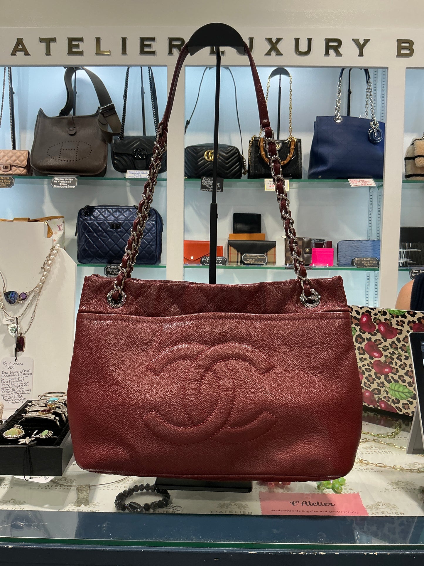 Chanel Cavier Quilted Large Timeless CC Soft Tote - Luxury Pre-owned