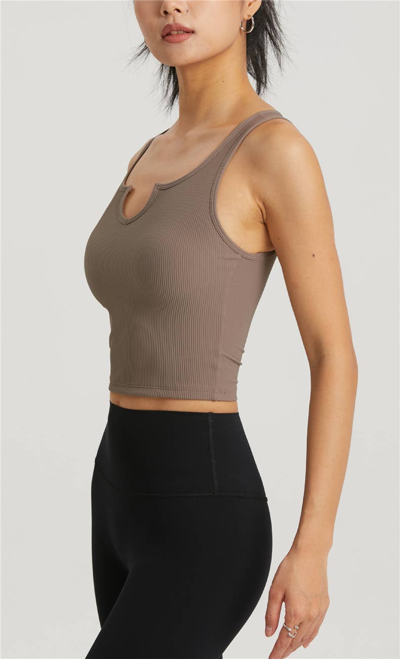 Hera Molded Cup Ribbed Everyday Tank Top