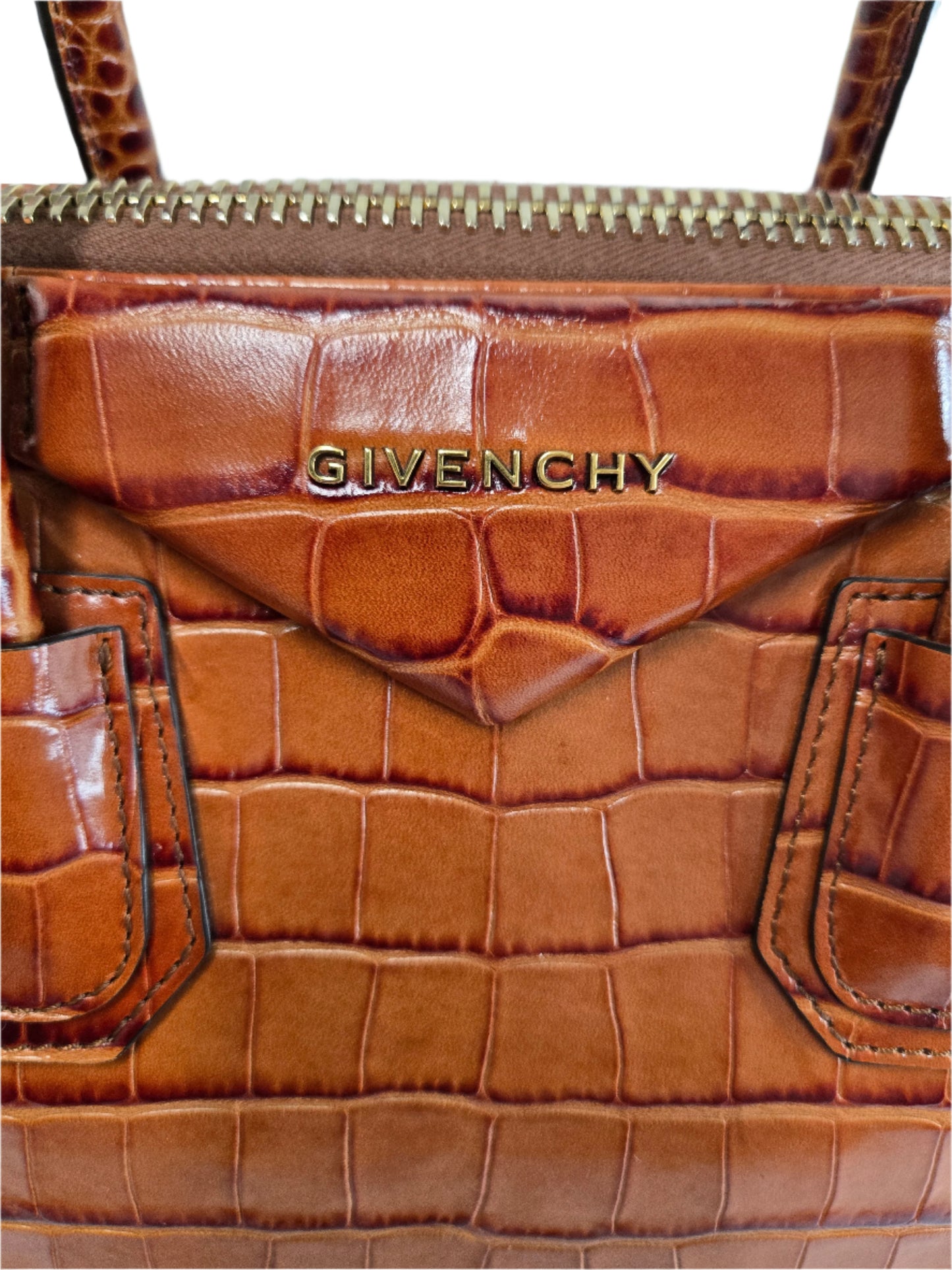 Givenchy Crocodile Effect Bag Pre-owned