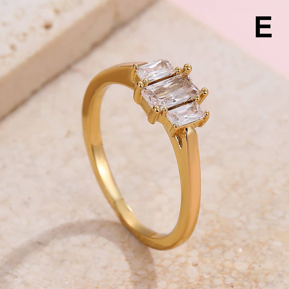 L'Atelier Collection Rhinestone Cocktail Eternity Band