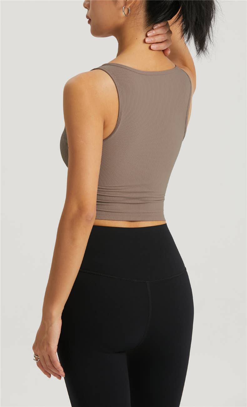 Hera Molded Cup Ribbed Everyday Tank Top