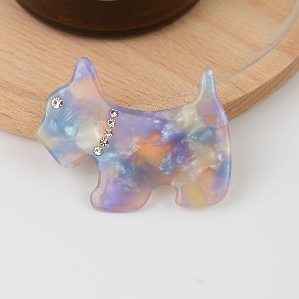L'Atelier Collection Mini Bling Schnauzer Clips