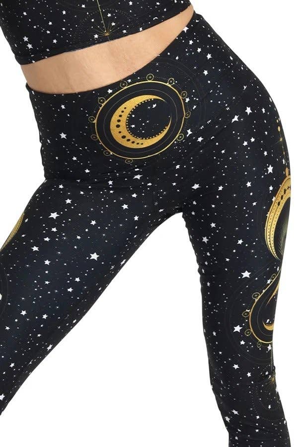 Fortune Teller Printed Yoga Leggings