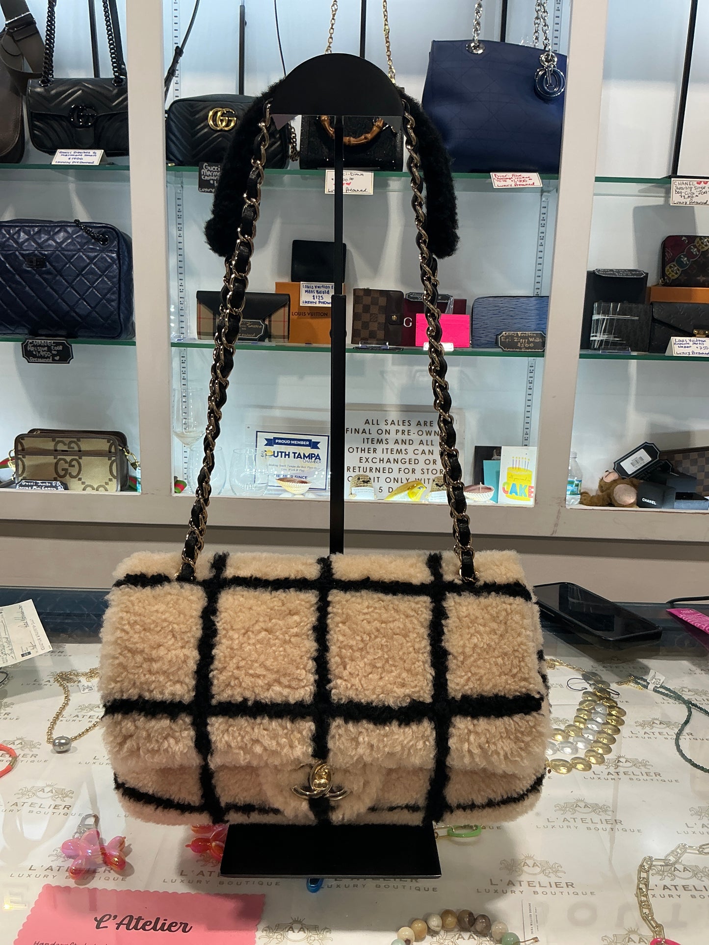 Chanel Sherling Large Single Flap Bag - Luxury Pre-owned
