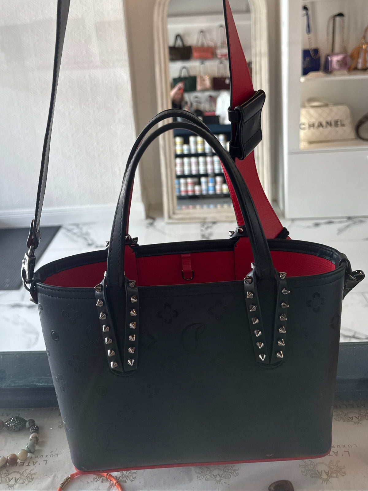 Christian Louboutin Cabata Loubinthesky Tote | Luxury Pre-Owned | #261