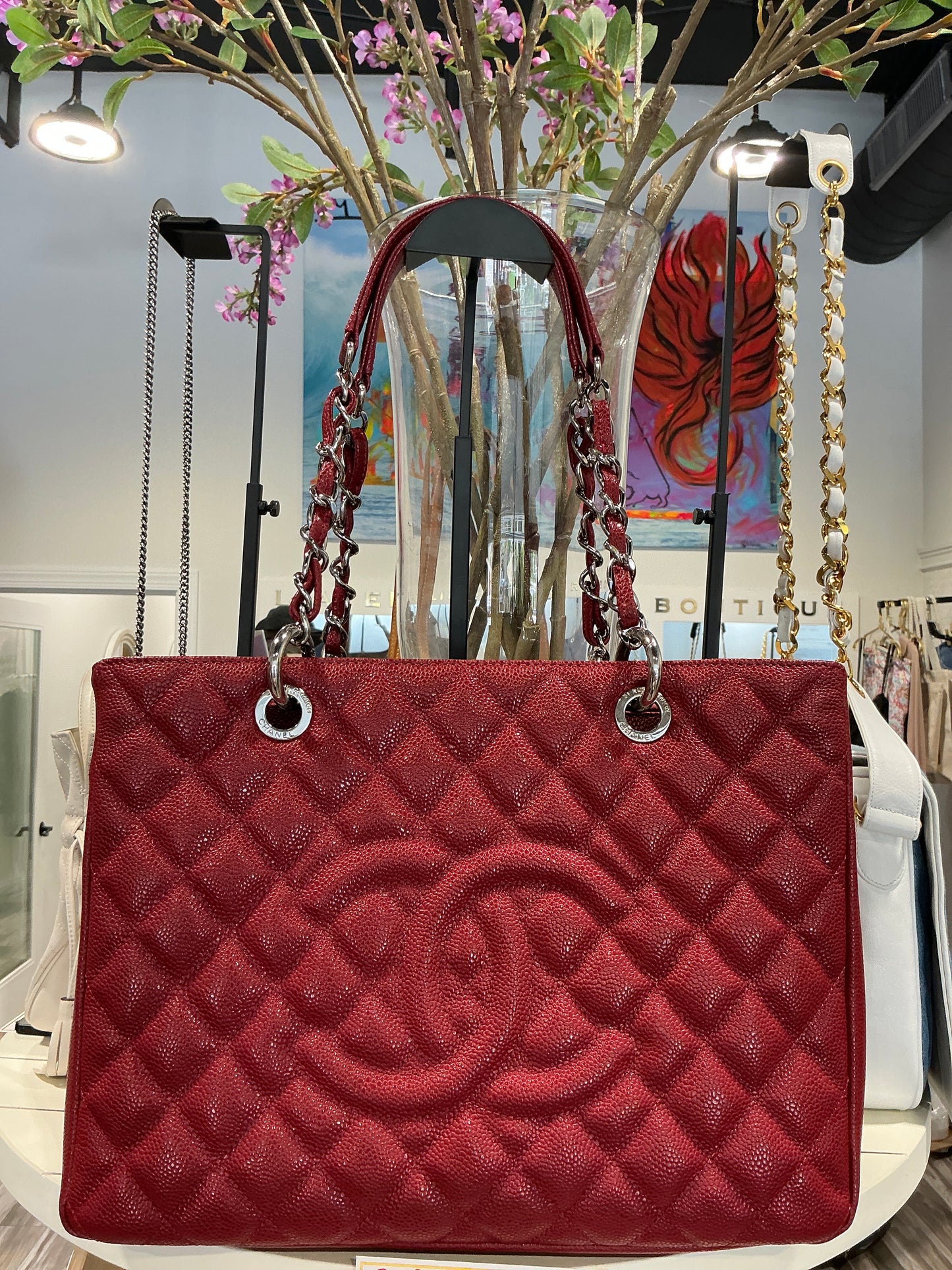 Chanel Grand Shopping Tote Caviar Leather 2012-2013 - Luxury Pre-owned
