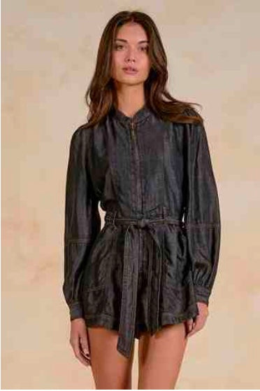 ELAN Mineral Wash Romper