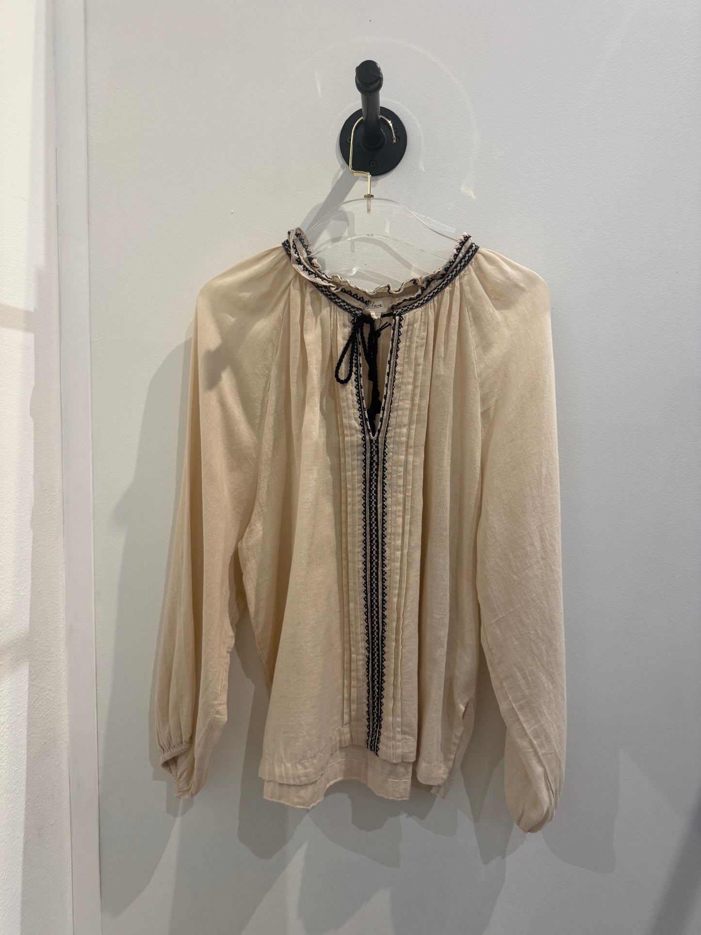 Elan V-Neck Embellished Top