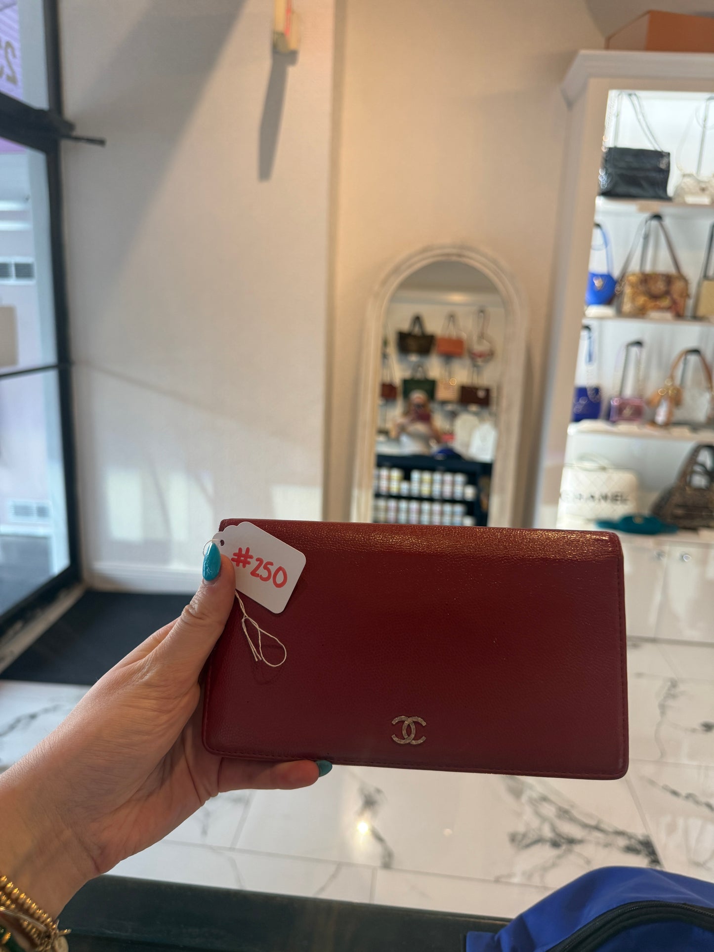 Chanel Vintage Long Flap Wallet | Luxury Pre-Owned | #250