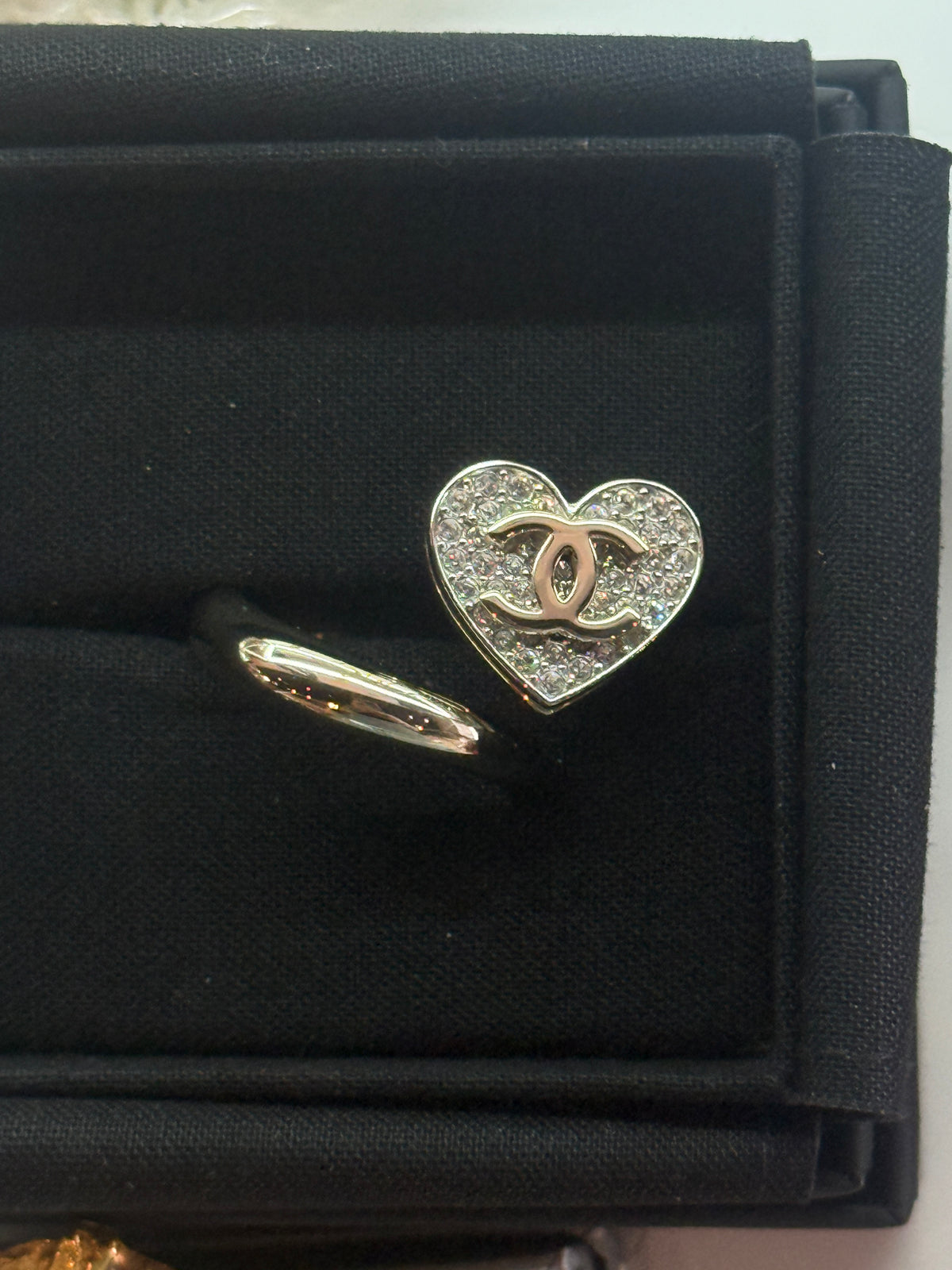 Chanel CC Spiral Ring | Luxury Pre-Owned