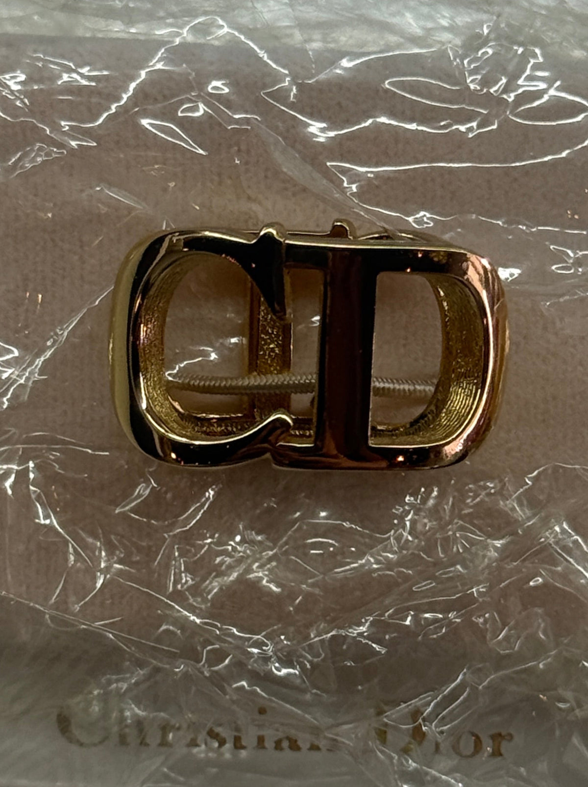 Christian Dior Vintage Scarf Ring