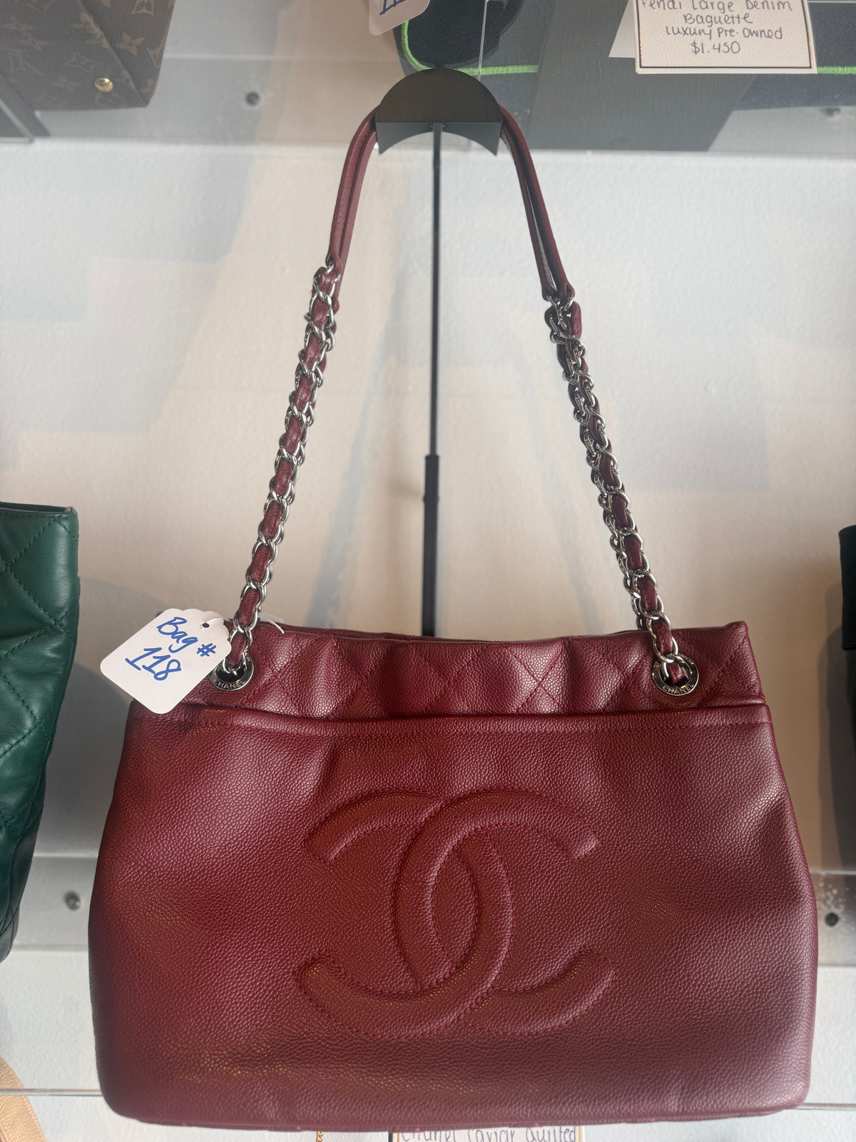 Chanel Caviar Quilted Large Timeless CC Soft Tote | Luxury Pre-Owned | #118