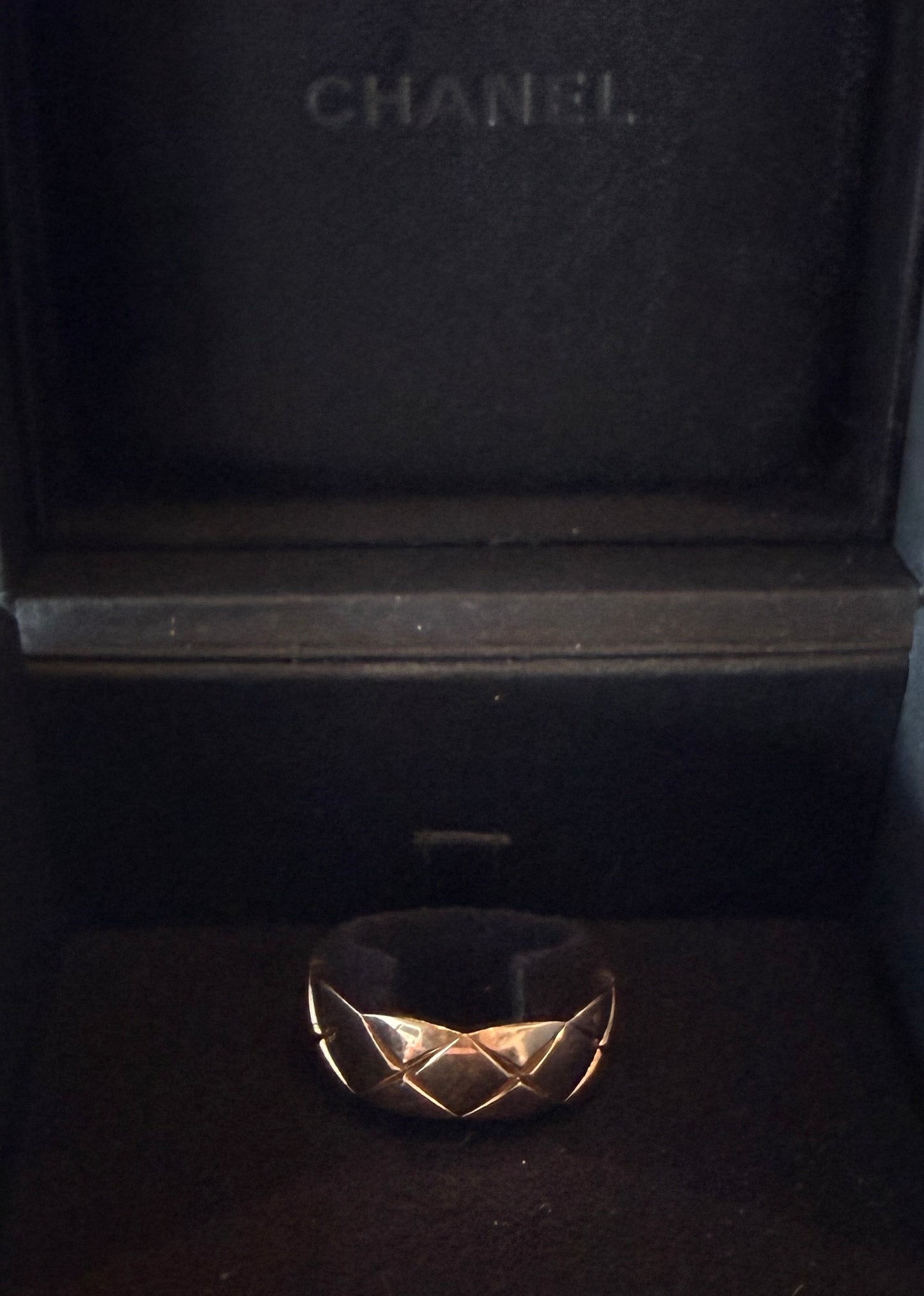Chanel Rose Gold Ring - Size 8 | Luxury Pre-Owned