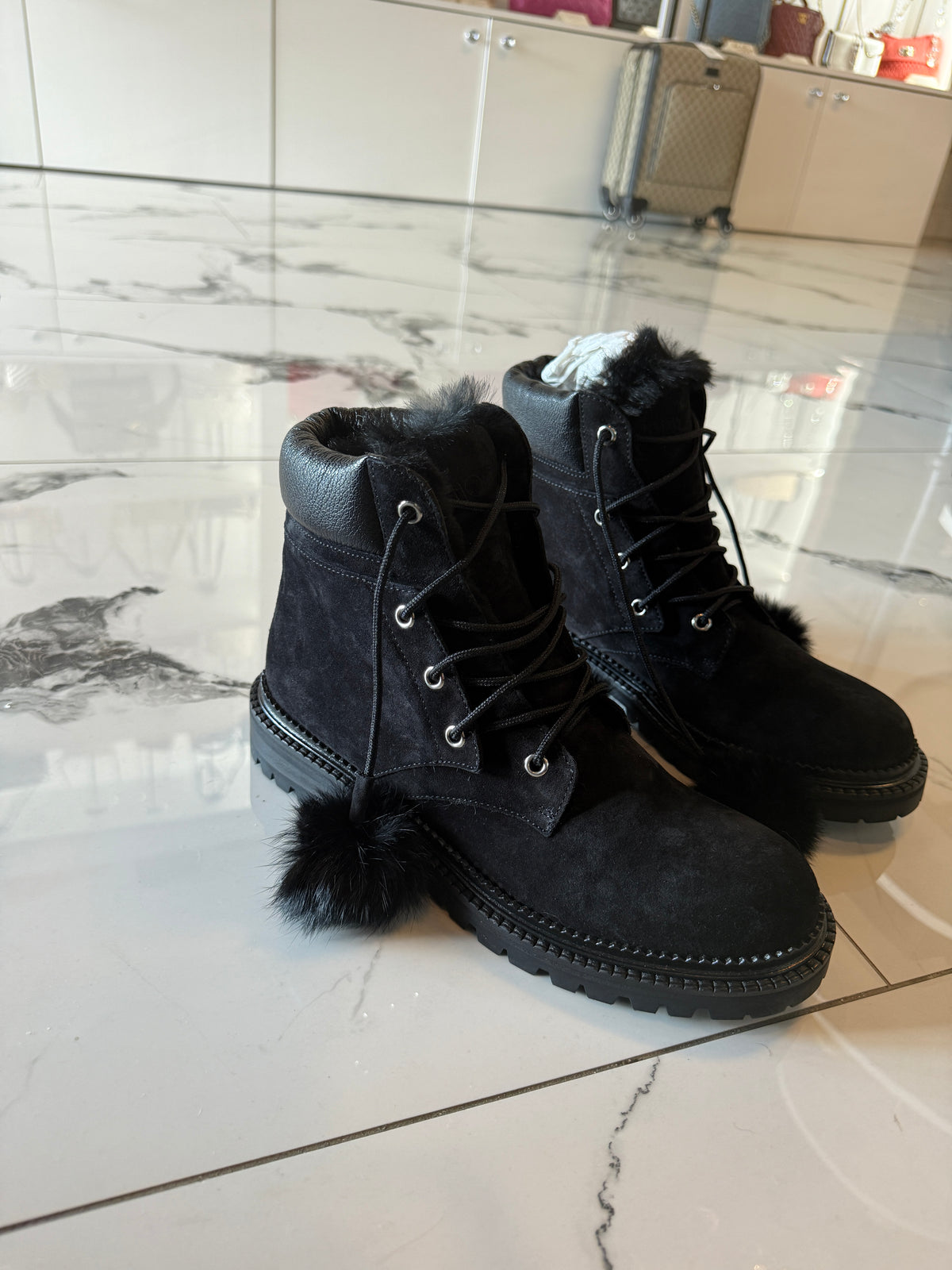 Jimmy Choo Elba Flat Ankle Boots | Luxury Pre-Owned