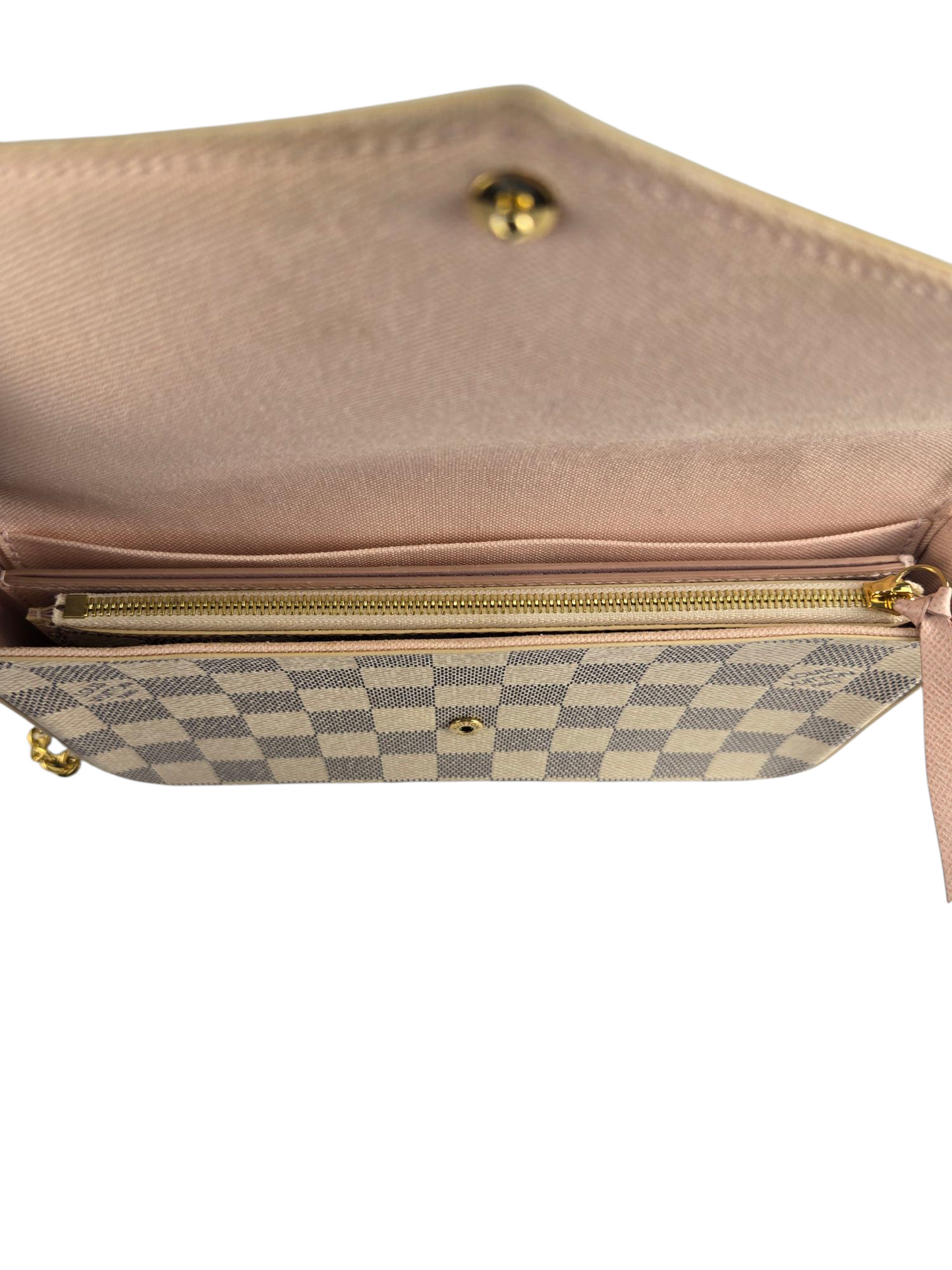 Louis Vuitton Felicie Pochette Damier Azur Pre-owned