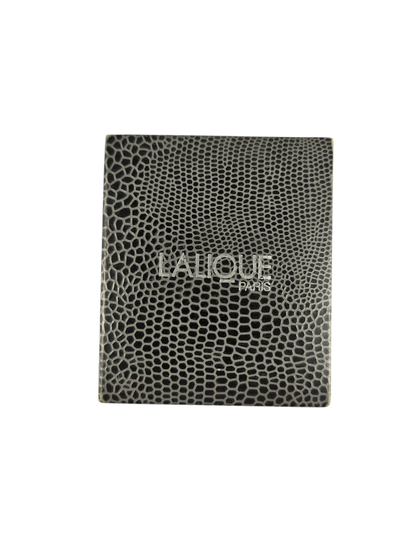 Lalique Amber Crystal Heliconia Leaf Brooch Pre-owned