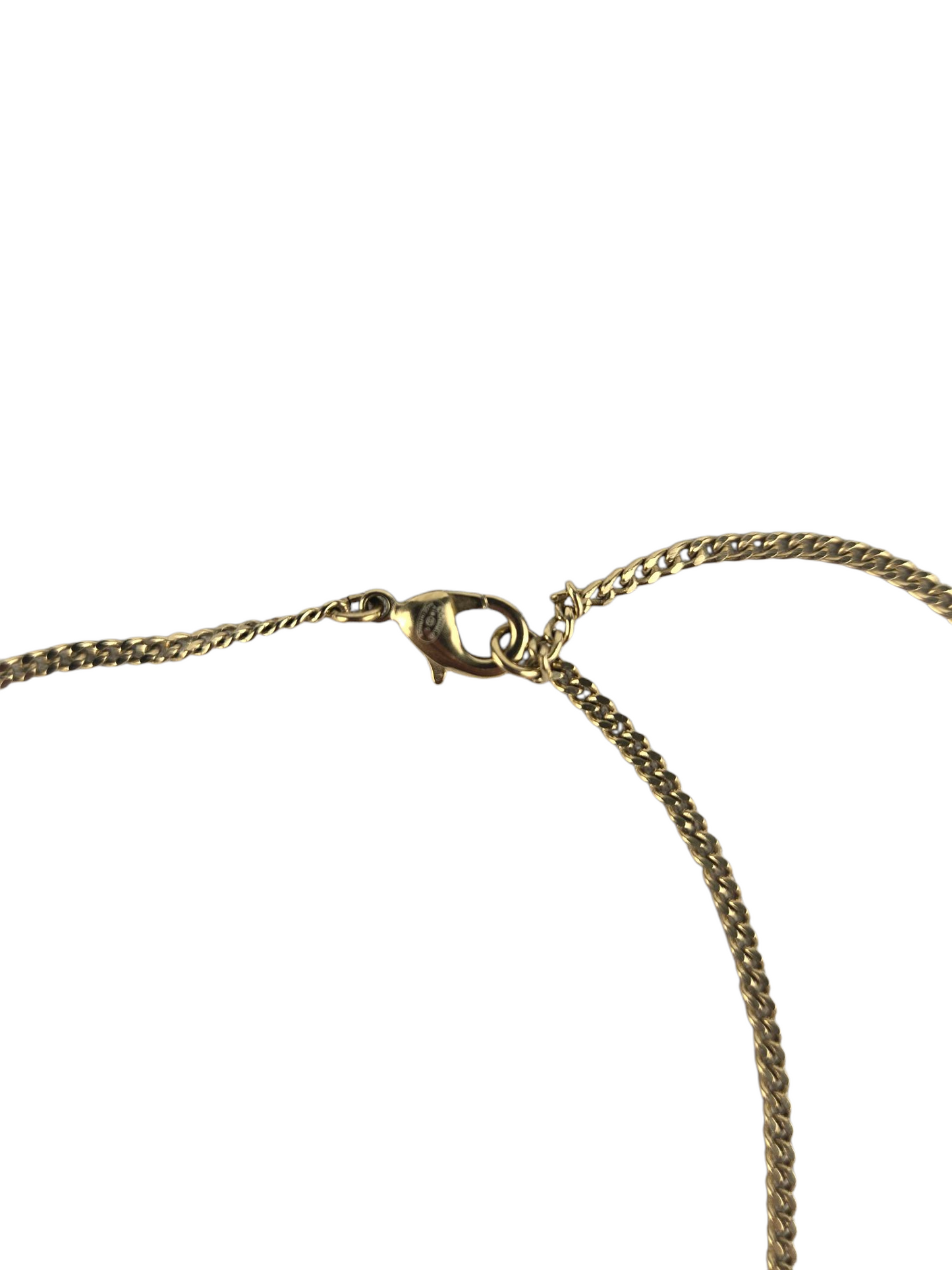 Chanel Crystal Flower Pendant Necklace Pre-owned
