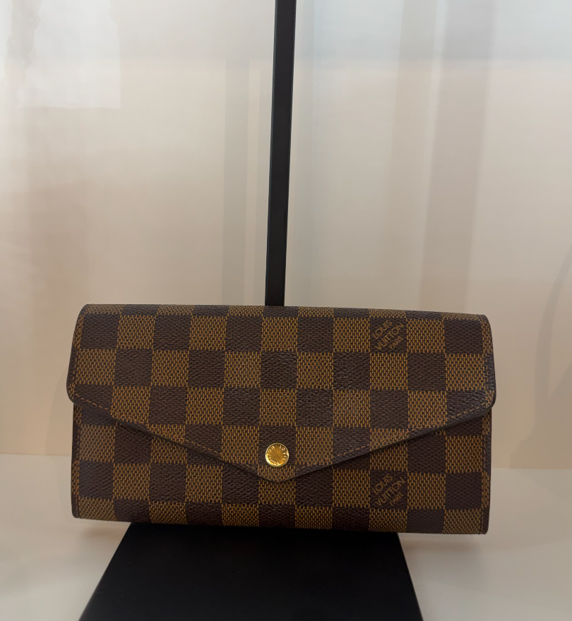 Louis Vuitton Damier Ebene Sarah Wallet | Luxury Pre-Owned | #259