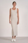Elan Ribbed Maxi Stretch Dress