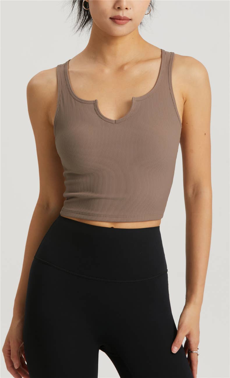 Hera Molded Cup Ribbed Everyday Tank Top