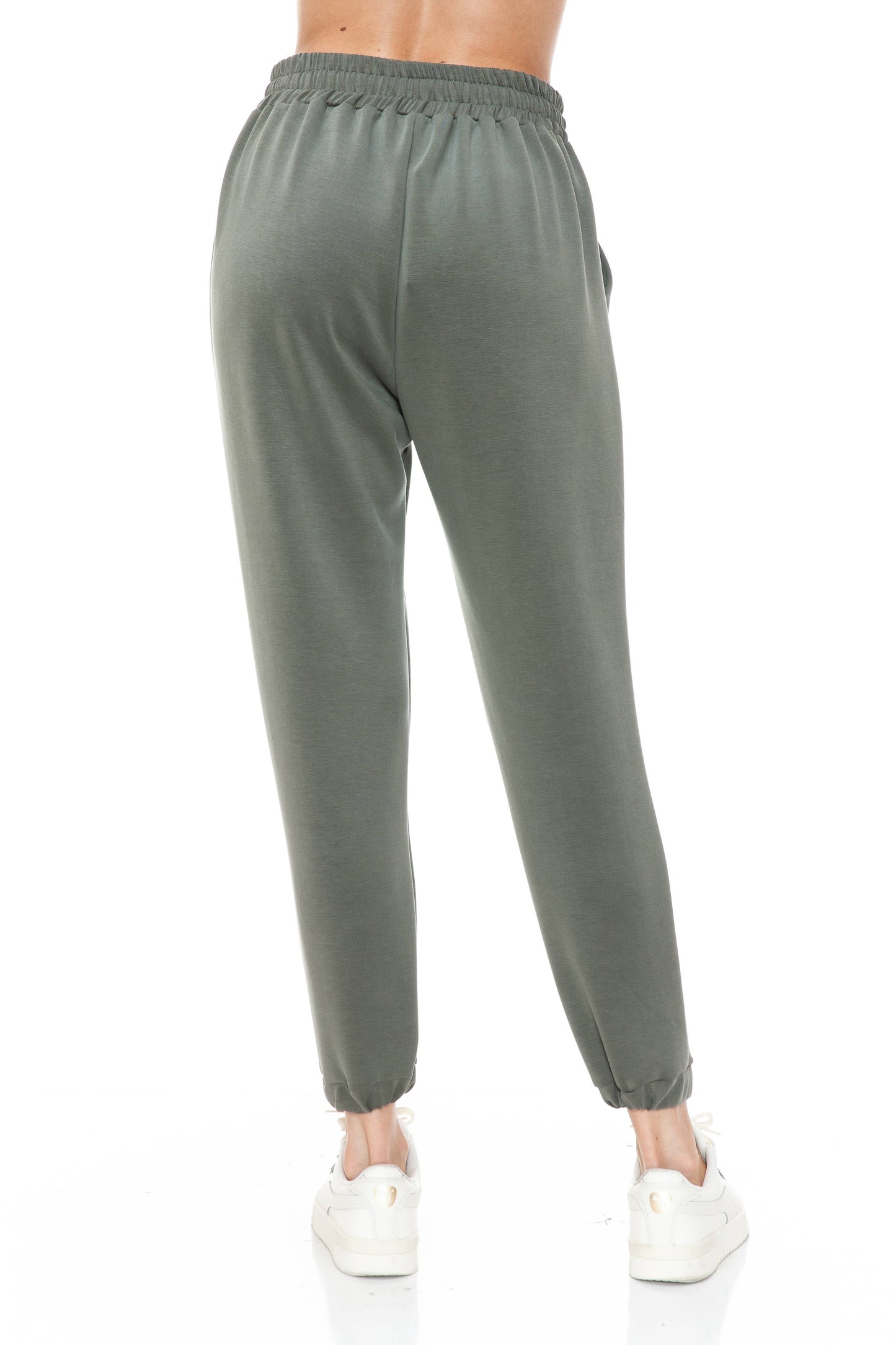 Jogger Leg Scuba Pant, Olive