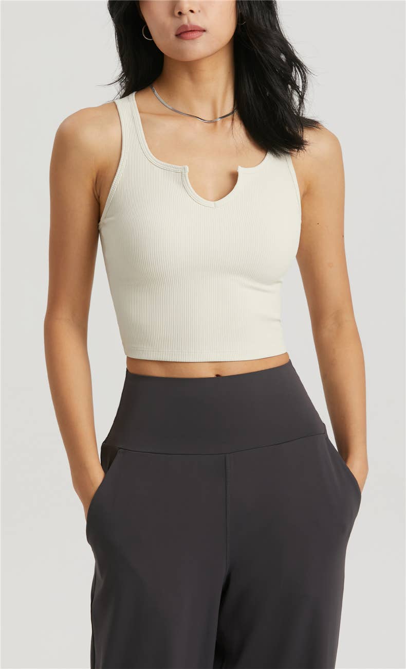 Hera Molded Cup Ribbed Everyday Tank Top