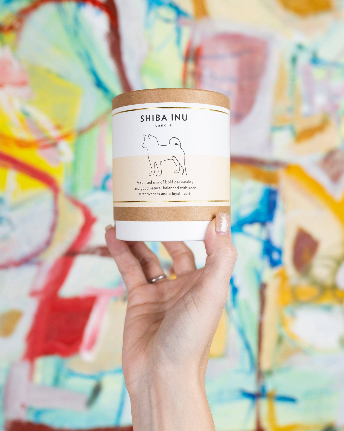 Shiba Inu Dog Breed Soy Candle