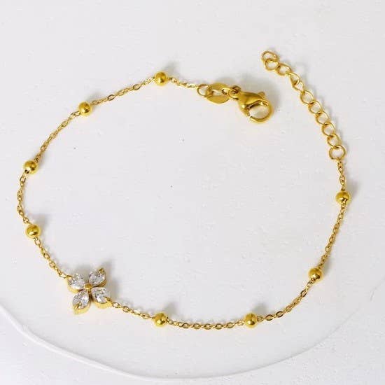 L'Atelier Collection Stainless Steel Gemstone Bracelet