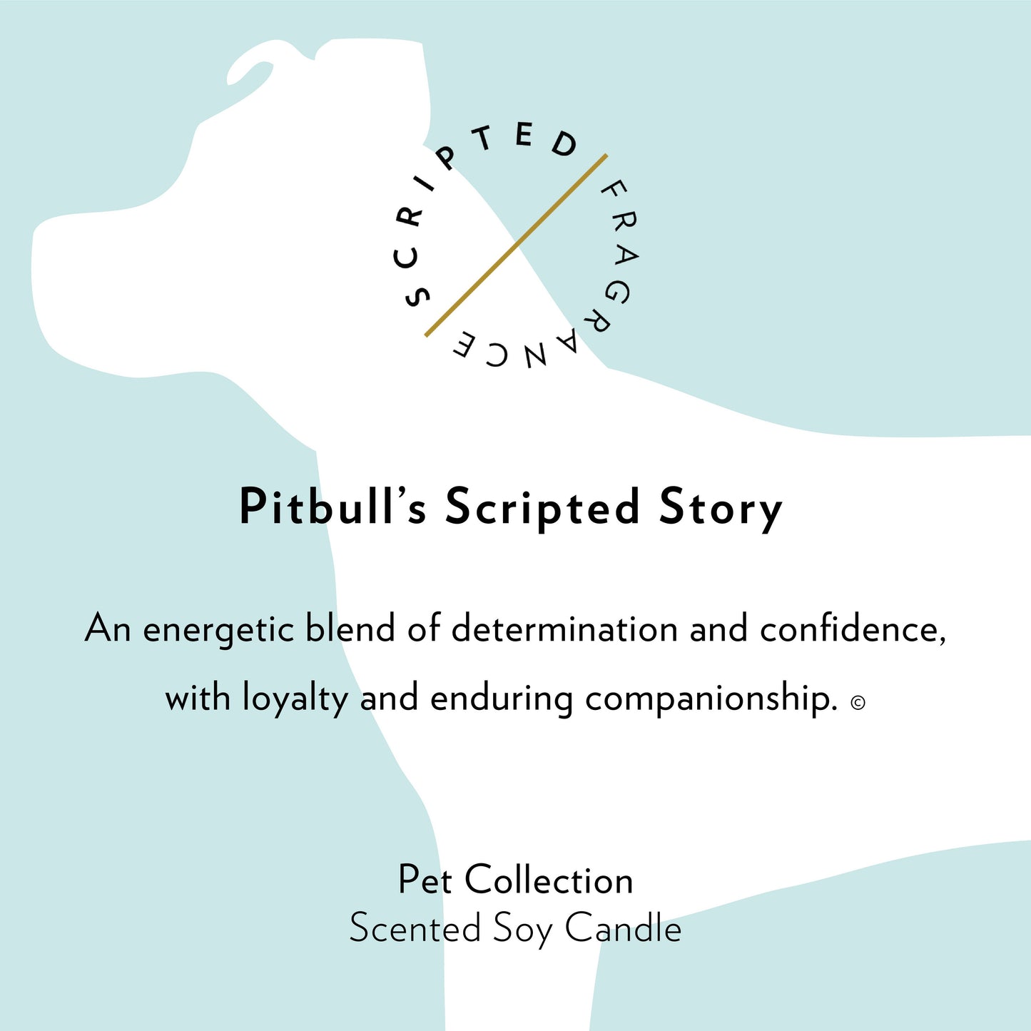 Pitbull Dog Breed Soy Candle