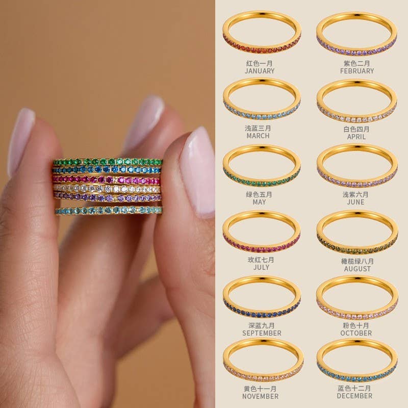 L'Atelier Collection Skinny Stone Band
