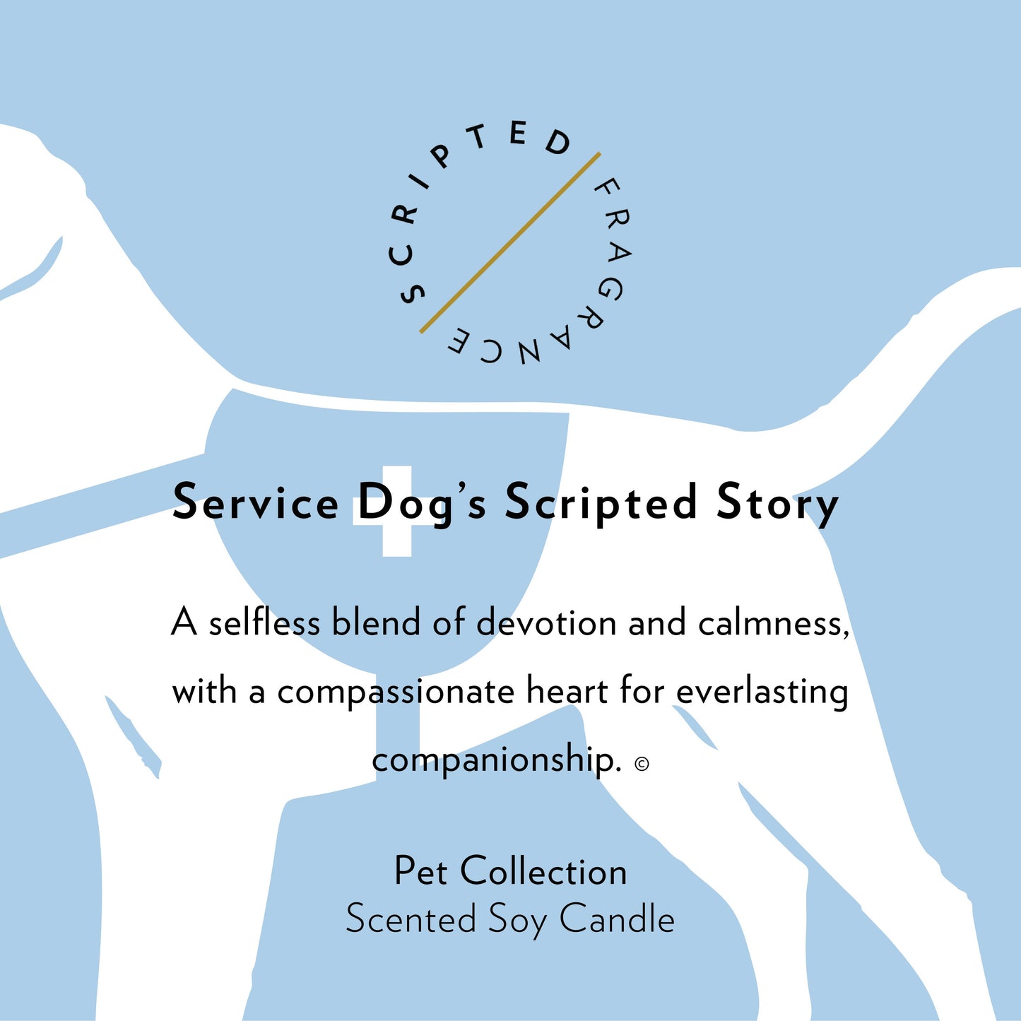 Service Dog Breed Soy Candle