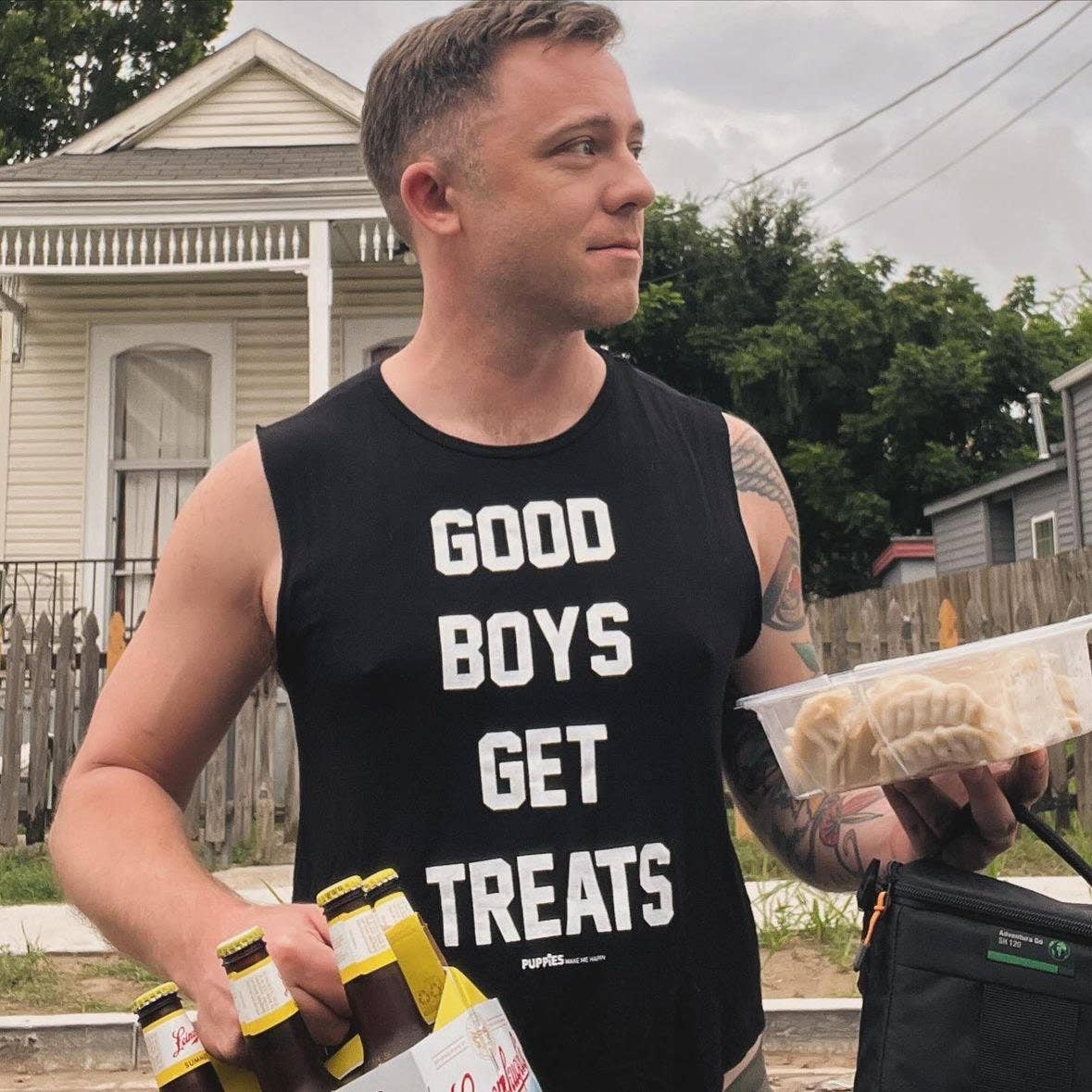 Good Boys Get Treats Crop Tank| Pink Font | Gift for Dog Lovers