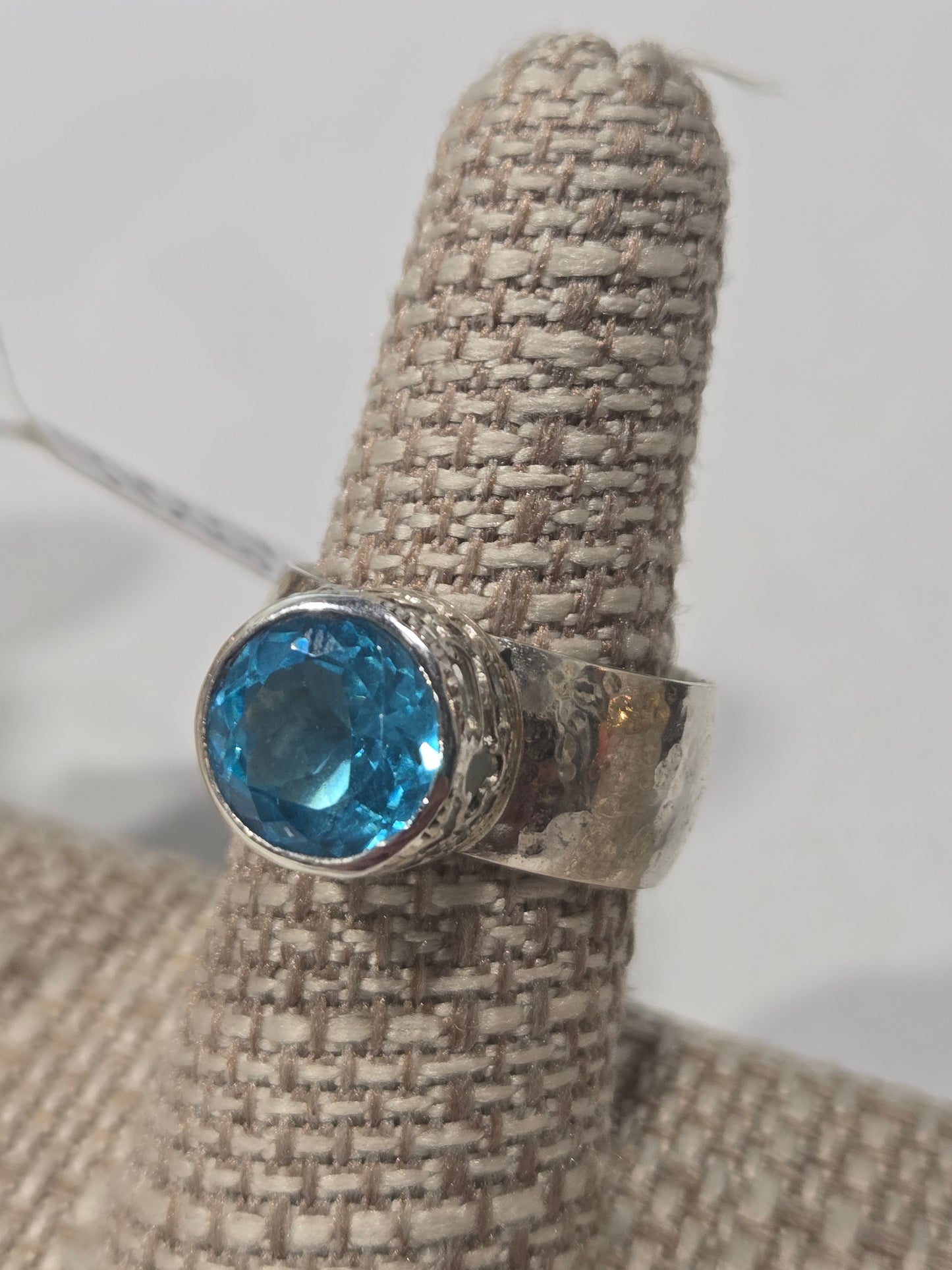 Paraiba Tourmaline 5ct Sterling Silver Ring