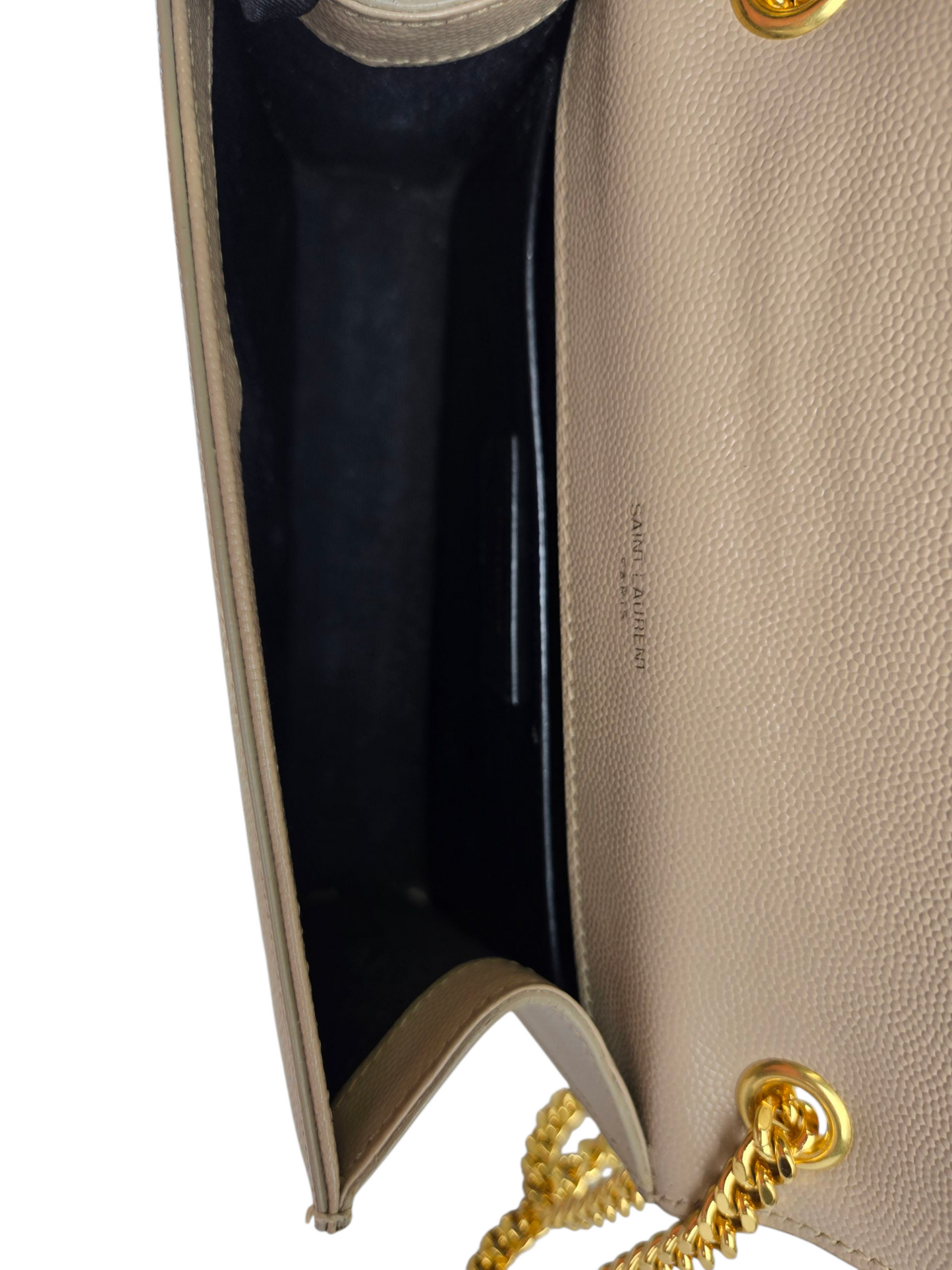 Saint Laurent Kate Medium Shoulder Bag Embossed Leather - Luxury Pre-owned