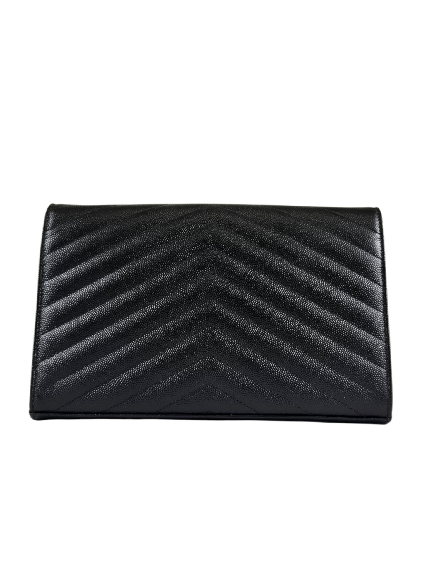 Saint Laurent YSL Monogram Wallet on Chain - Luxury Pre-owned