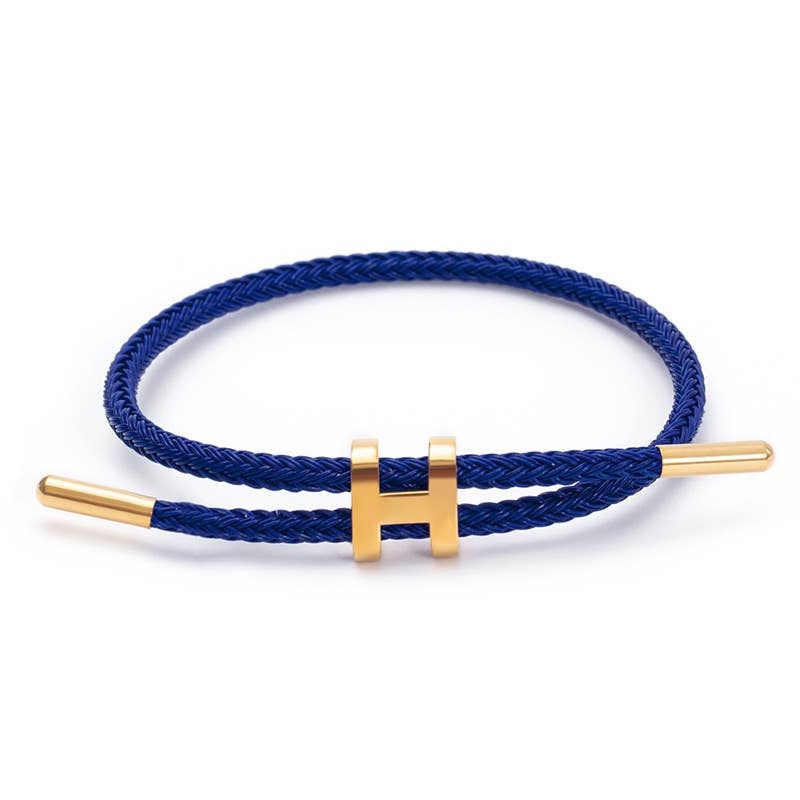Adjustable Titanium Steel H Buckle Bracelet