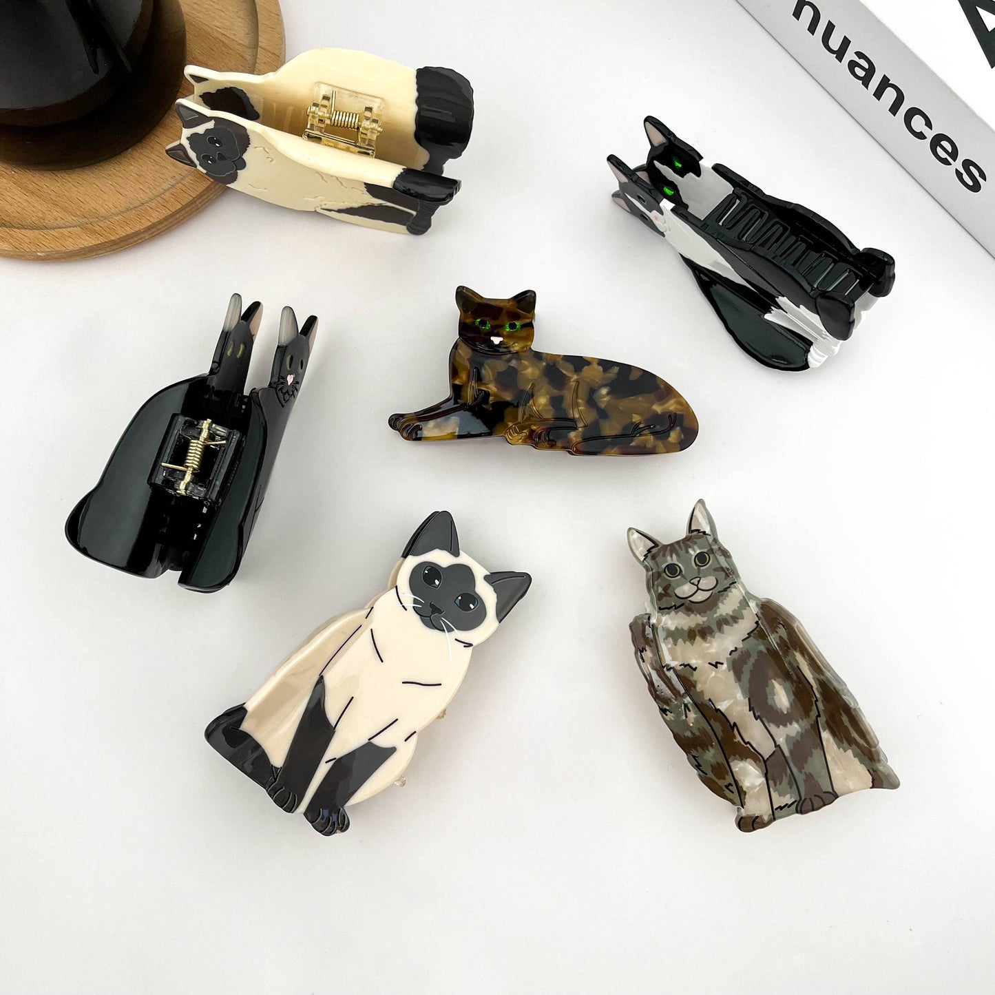 L'Atelier Collection Sitting Cat Claw Clip