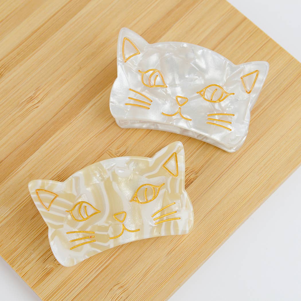 L'Atelier Collection Peeking Cat Claw Clip