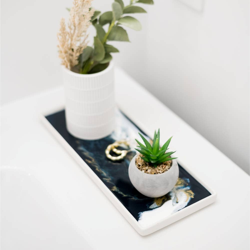 Lynn & Liana Large Ceramic Resin Trays
