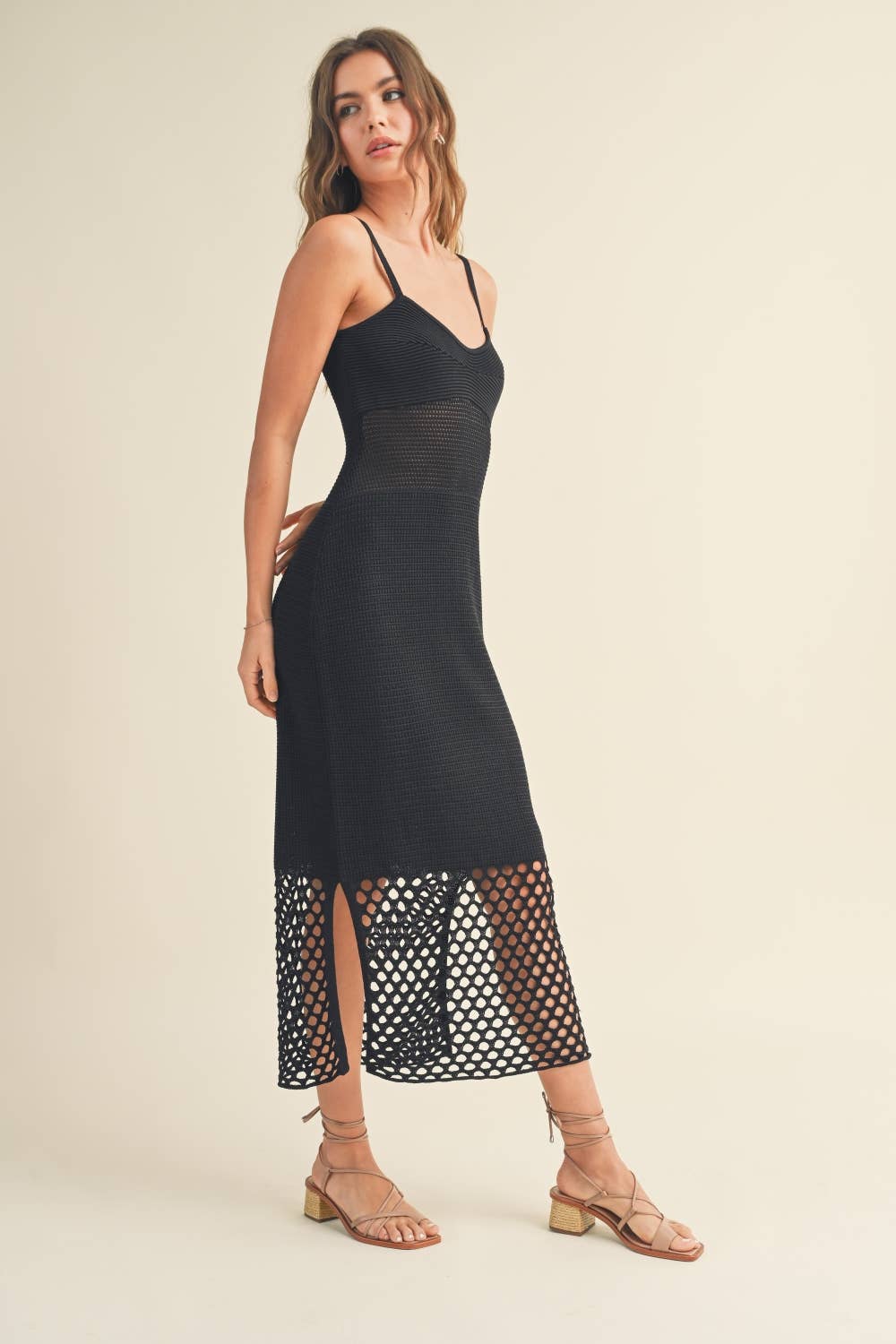 Crochet Dress w Knitted Pattern