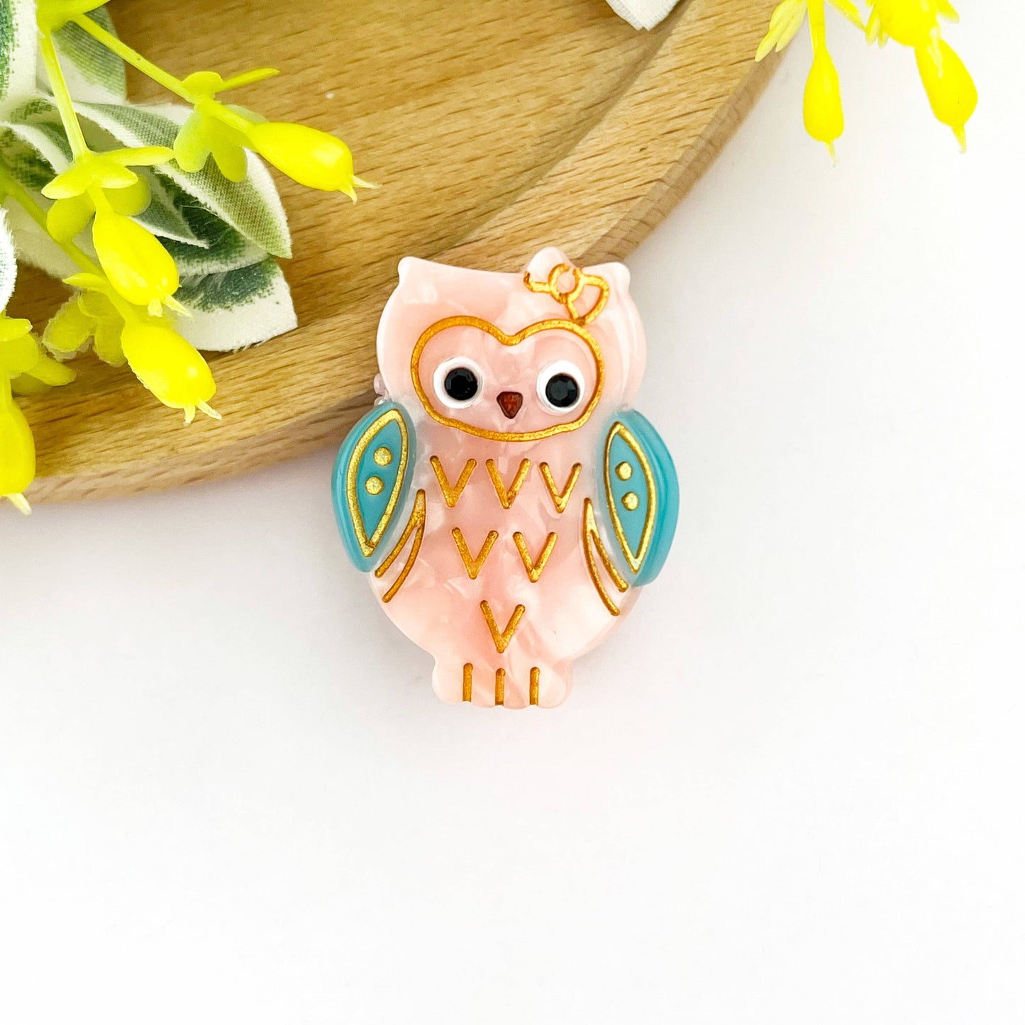 L'Atelier Collection Bling Owl Claw Clip