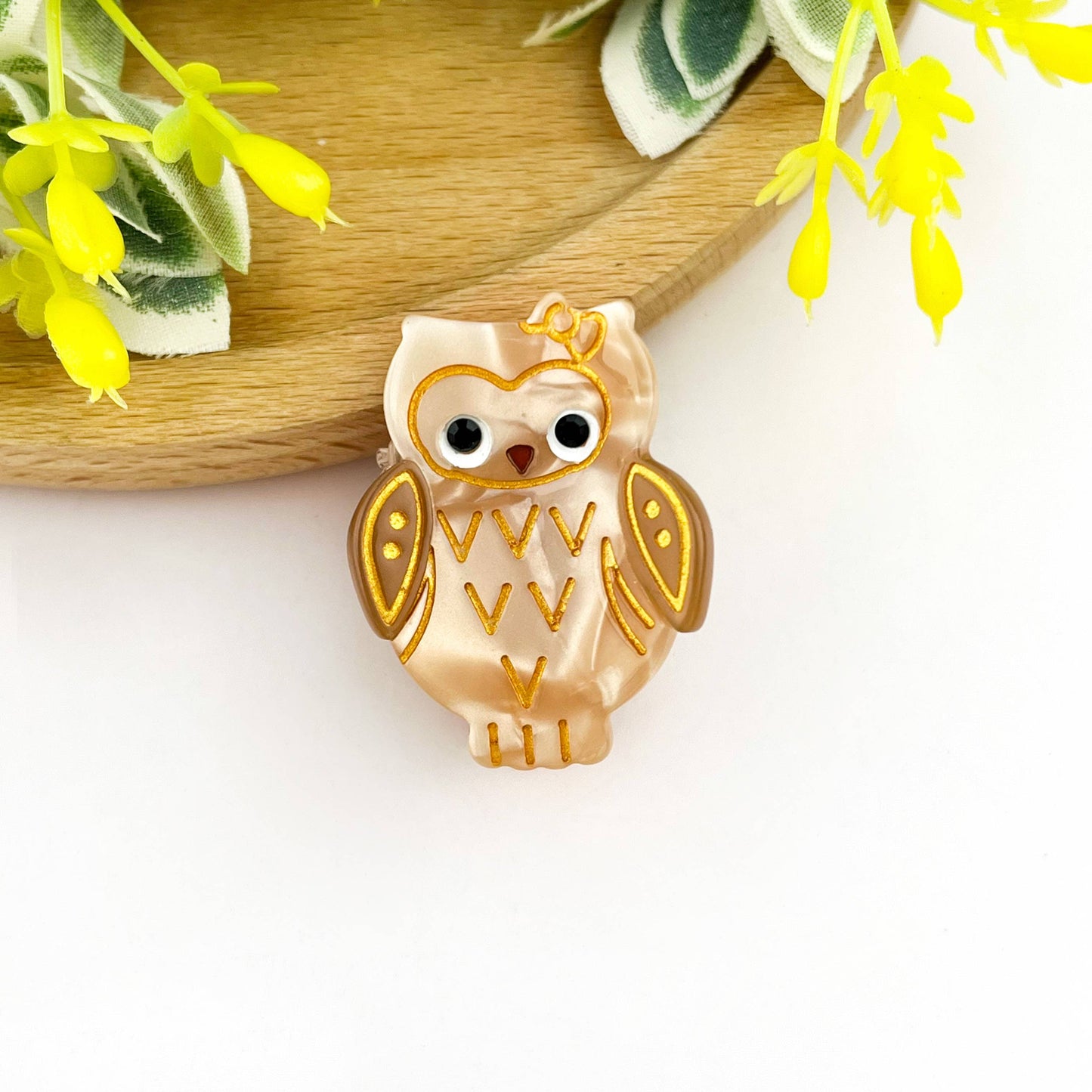 L'Atelier Collection Bling Owl Claw Clip