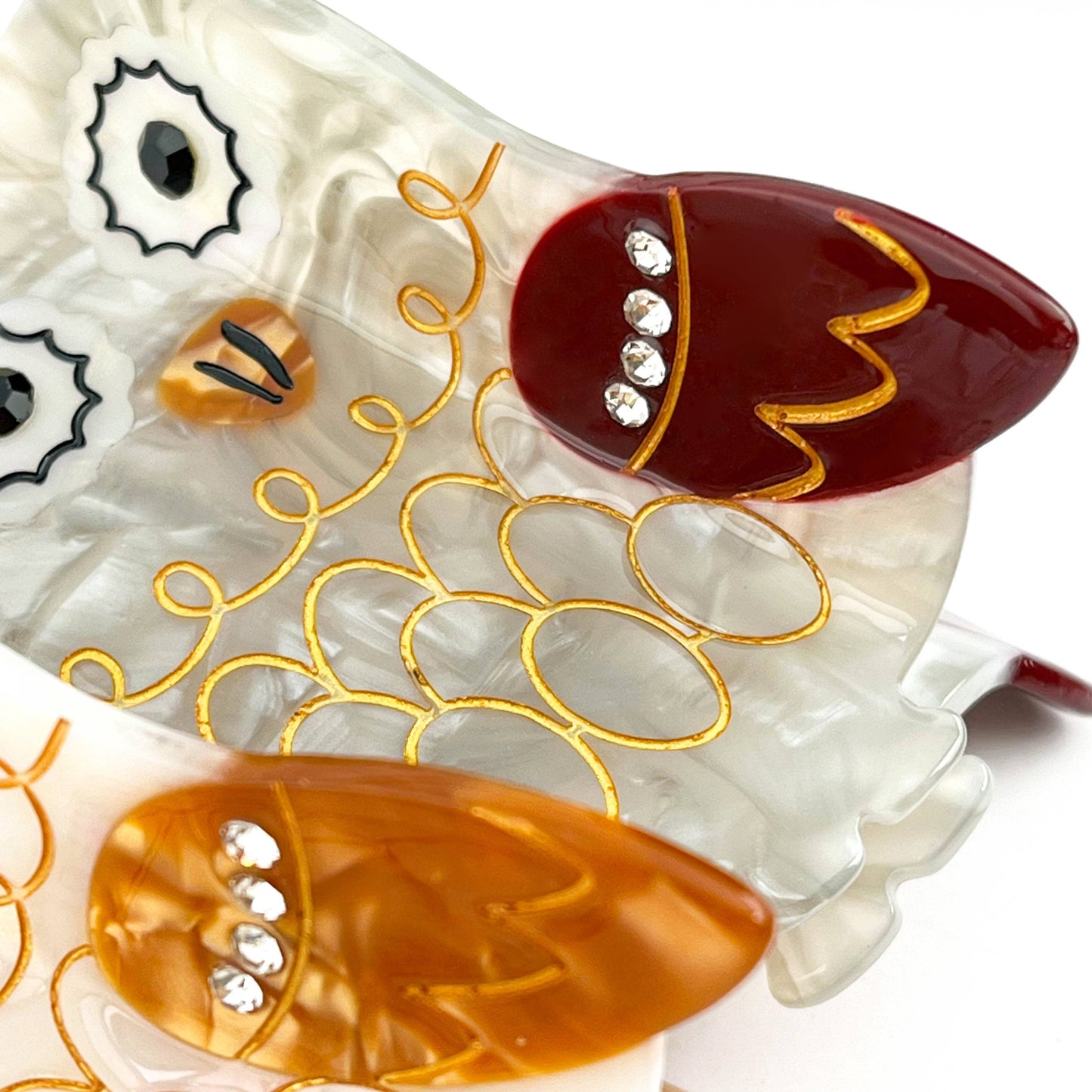 L'Atelier Collection Bling Owl Claw Clip