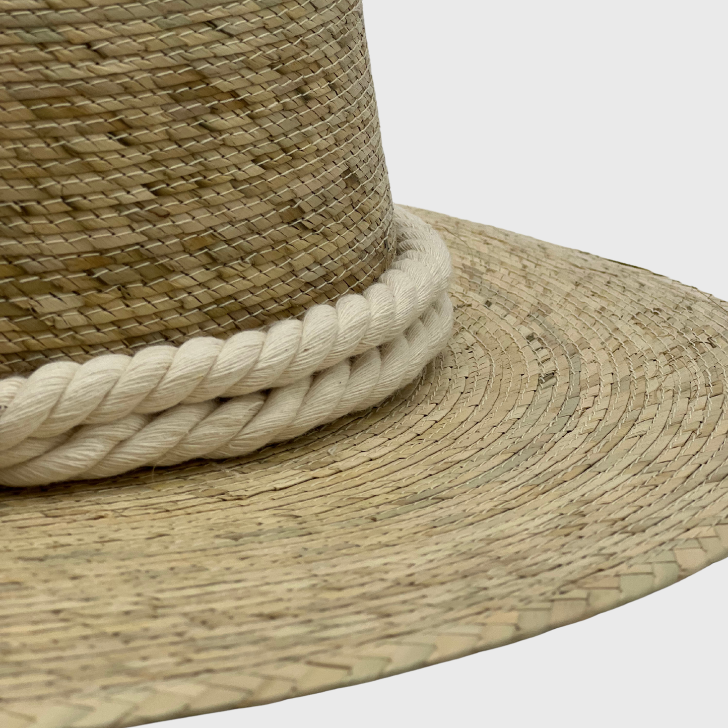 Indiana Palm Hat - Leaves Macrame Band