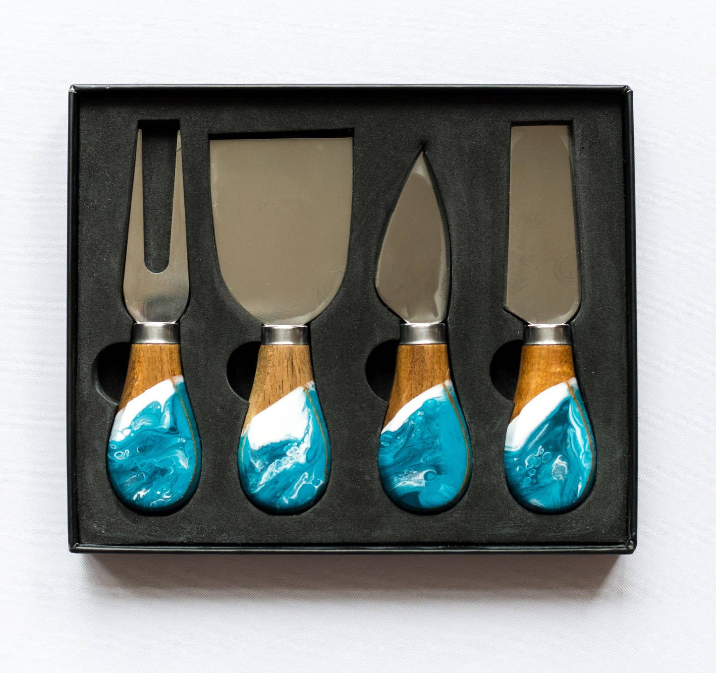 Lynn & Liana Designs Resin Coated Cheese Knife Set - Set of 4