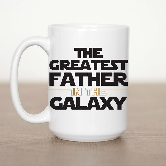 The Greatest Father in the Galaxy 15 oz Mug