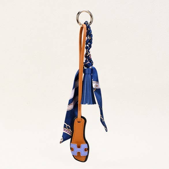 H Scarf & Sandals Bag Charm