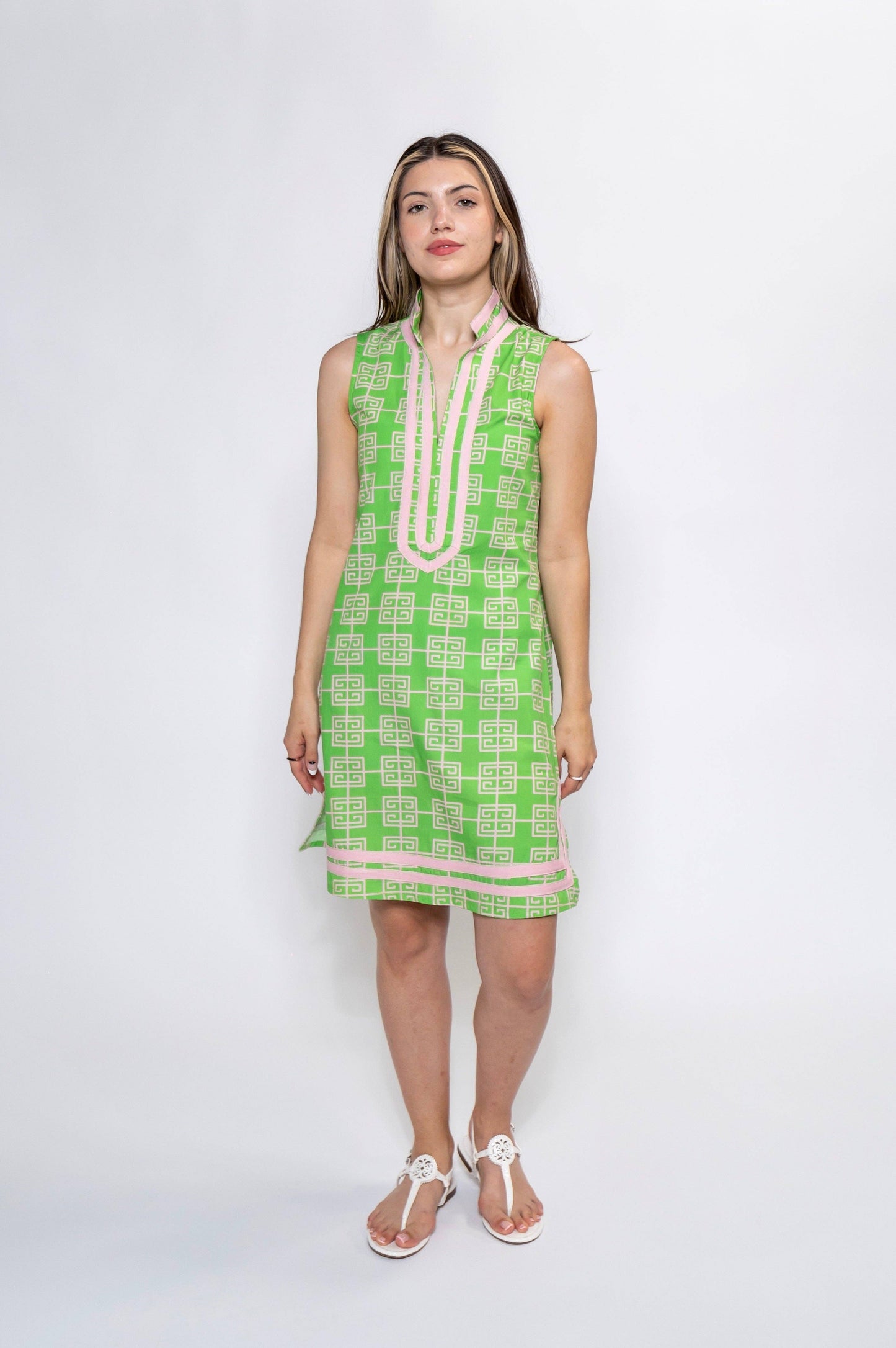 Chic N Greek Sleeveless Sleeve Cover-Up, Women's