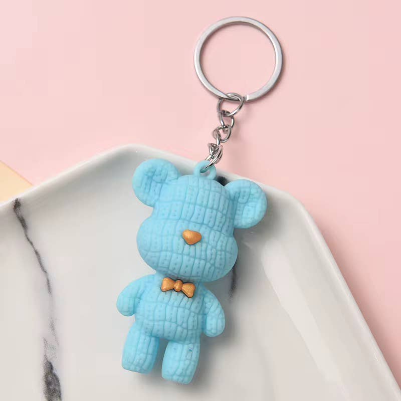 Bear Keychain - Cute Cartoon Toy Pendant for Bag or Phone